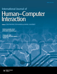 International Journal of Human–Computer Interaction